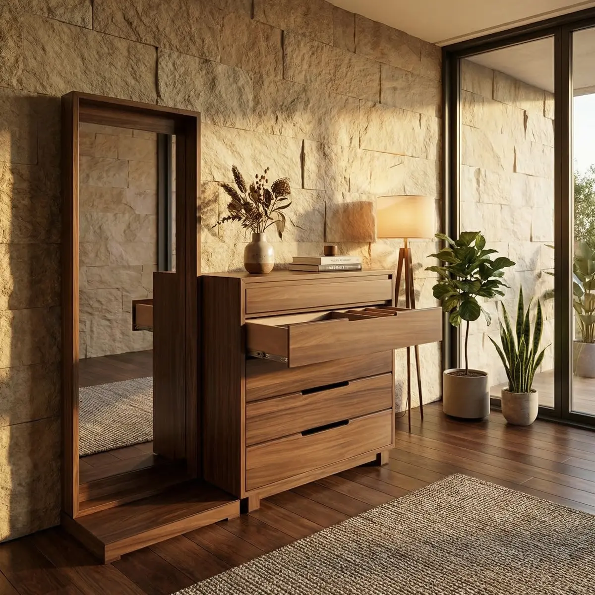 51704-Chifonier-y-Espejo-Enzo-Parota-ambientada-02 Chifonier y Espejo Enzo Parota - foto ambientada