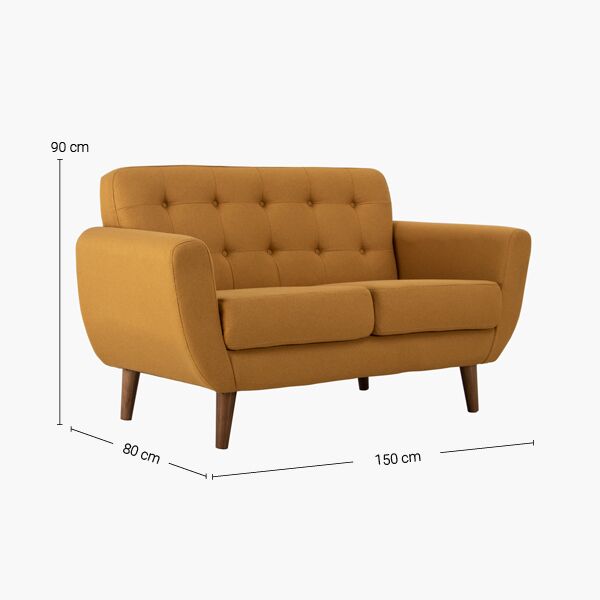Love Seat Monroe Mostaza