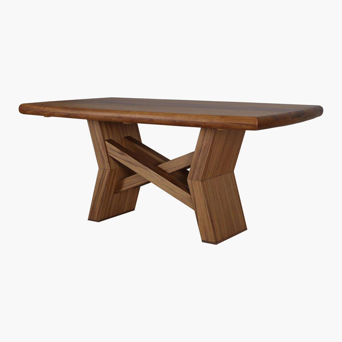 Mesa de comedor rectangular Bacalar para 6 personas en parota_19