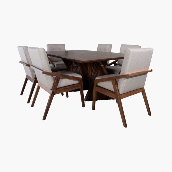 Comedor Abanico Ava Parota (Cristal)