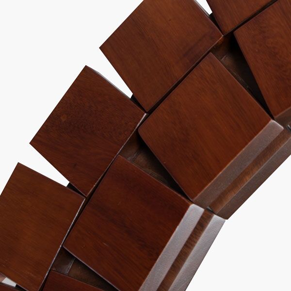 Espejo de pared Azteka Parota