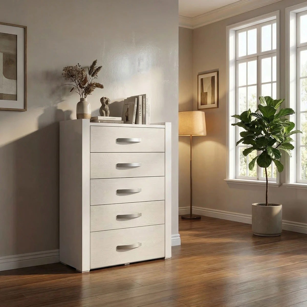 6583-Chifonier-Carmin-Blanco-ambientada-02 Chifonier Carmin Blanco - foto ambientada