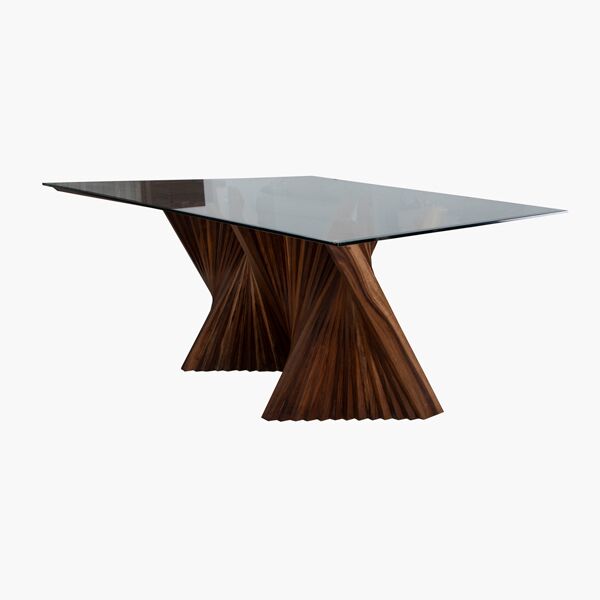 Mesa Abanico Cristal