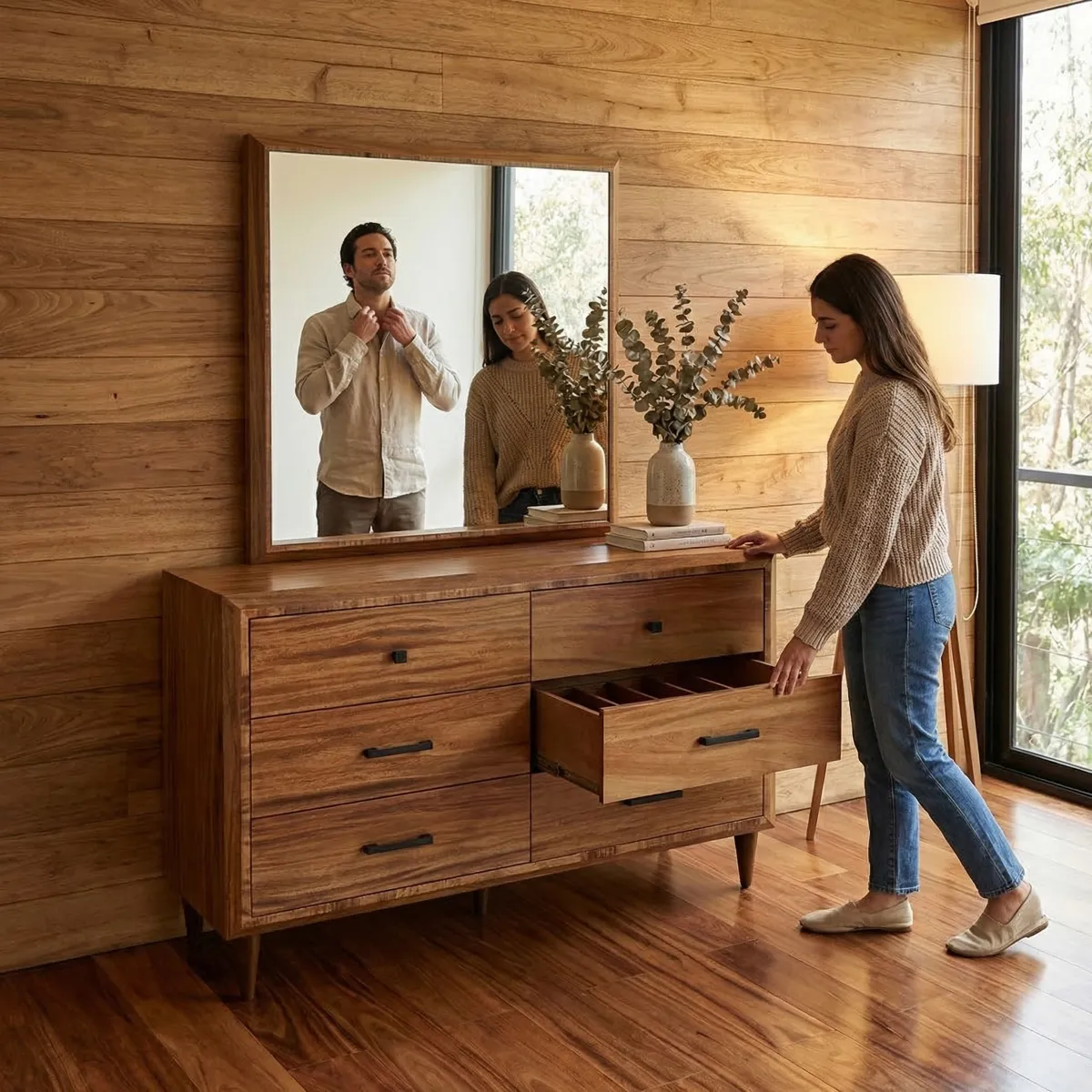 65741-Tocador-y-Espejo-Enzo-II-Parota-ambientadauso-04 Tocador y Espejo Enzo II Parota - ambientada en uso