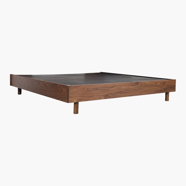 Nogal Oscar Base KS 45 Base King Size Oscar Nogal - Chapa de Nogal