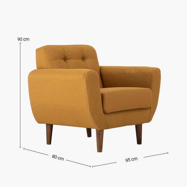 Sillón Monroe Mostaza