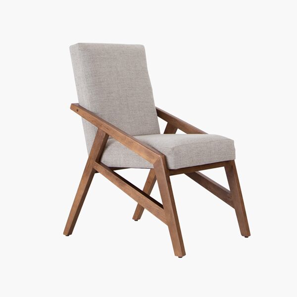 Silla Veracruz - Pino Nacional y Tapiz Linen tono Fiora
