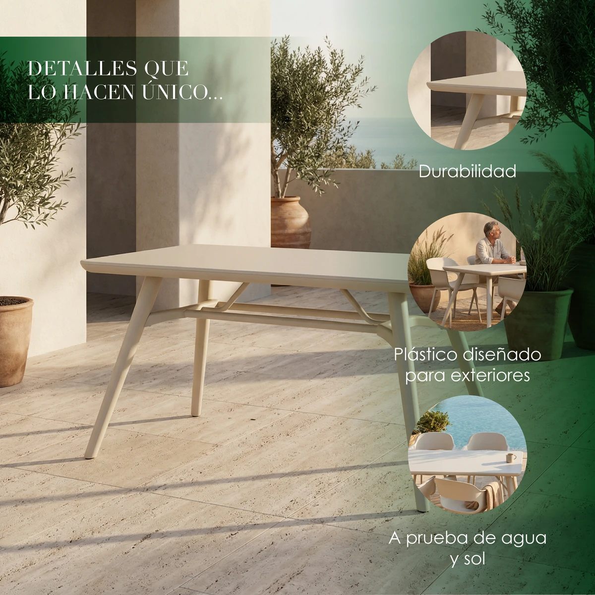Mesa Rectangular Aura - vista adicional 3