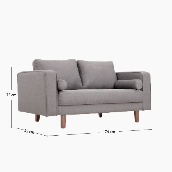Love Seat Luga Gris