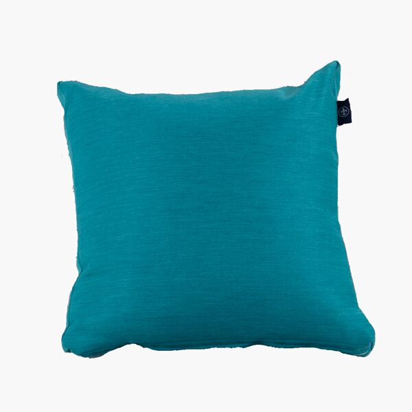 Cojín Liz en Chevron Turquesa