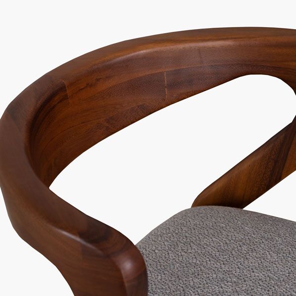 Silla Garza Grey Parota G - detalle