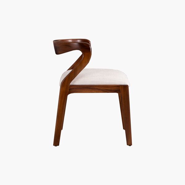 Silla Garza Beige Parota Garza blanco L