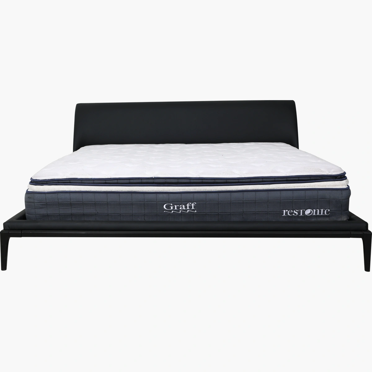 Recámara Ryokan Piel Vegana_5 Cama Ryokan King Size Piel Vegana - Piel Vegana, Madera y Herrería