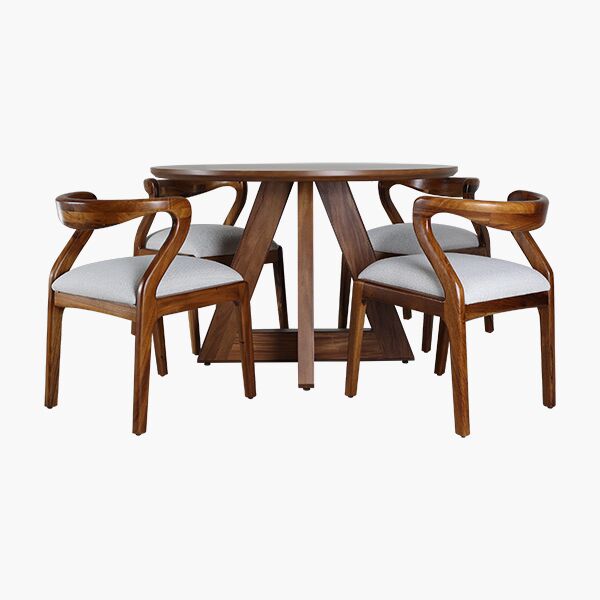 Xama Garza 45 Comedor Xama Garza P/4 - Chapa Parota y Parota Sólida