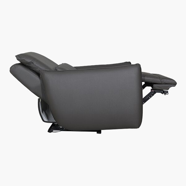 Bennett Gris L-AA Sillón Reclinable Eléctrico Bennett Boal en Piel - vista adicional 5