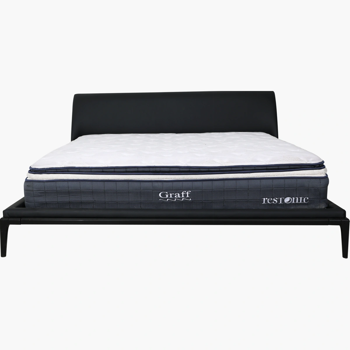 Recámara Ryokan Piel Vegana_11 Cama Ryokan Queen Size Piel Vegana - Piel Vegana, Madera y Herrería