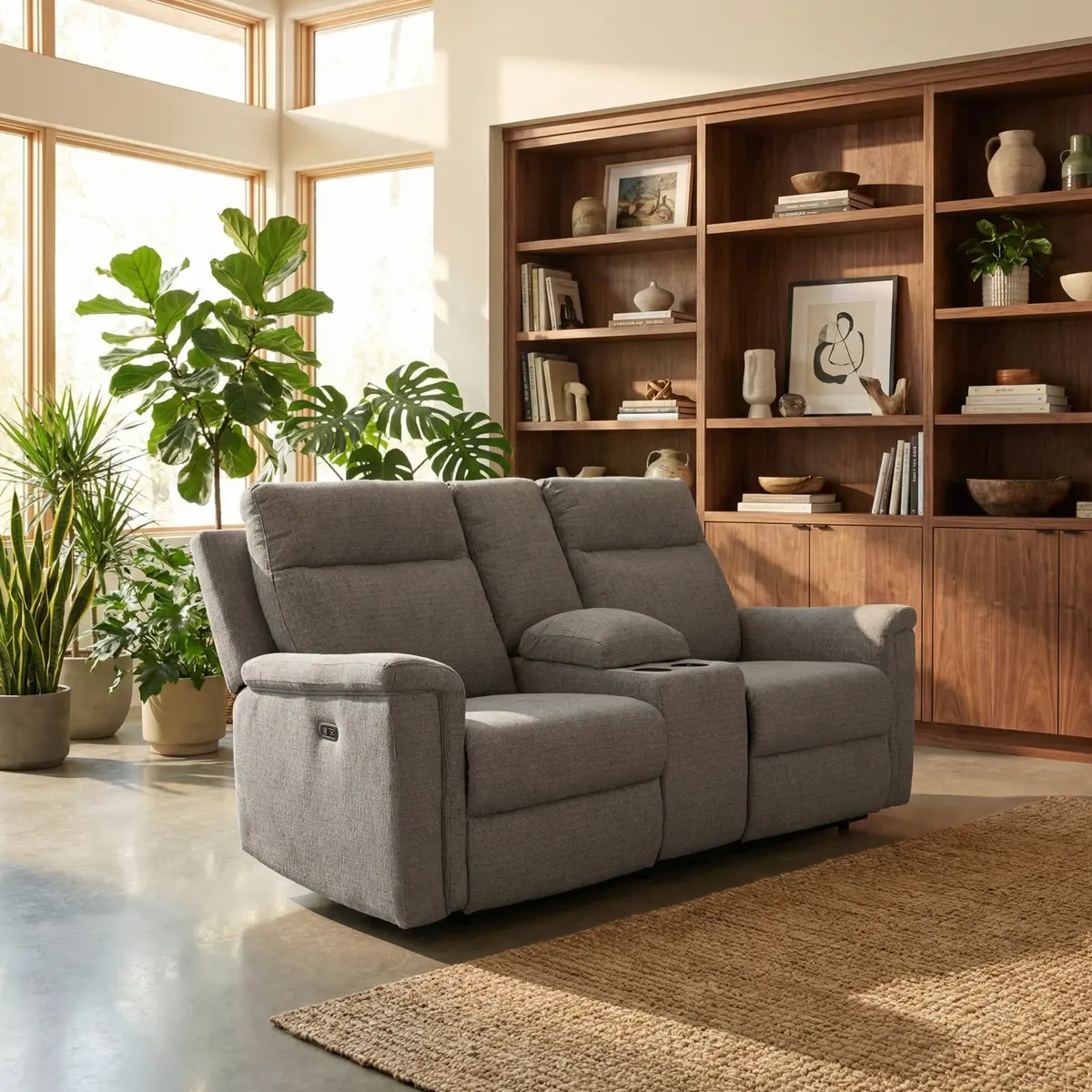 Love Seat Barnsana Ashley Electrico_3 Love Seat Reclinable Eléctrico Barnsana Ashely - vista adicional 1