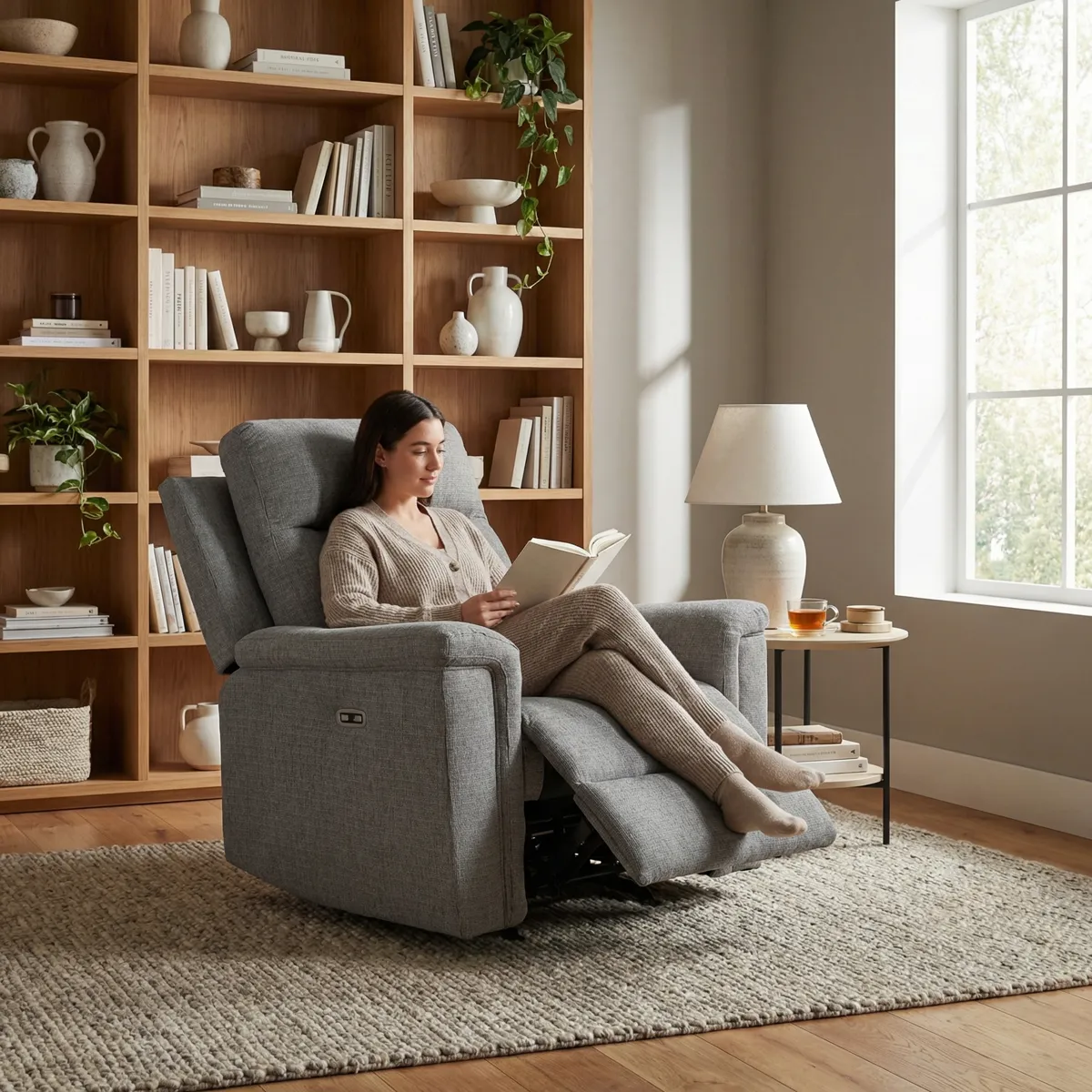 Sillón Barnsana Ashley Electrico_15 Sillón Reclinable Eléctrico Barnsana Ashely - vista adicional 2