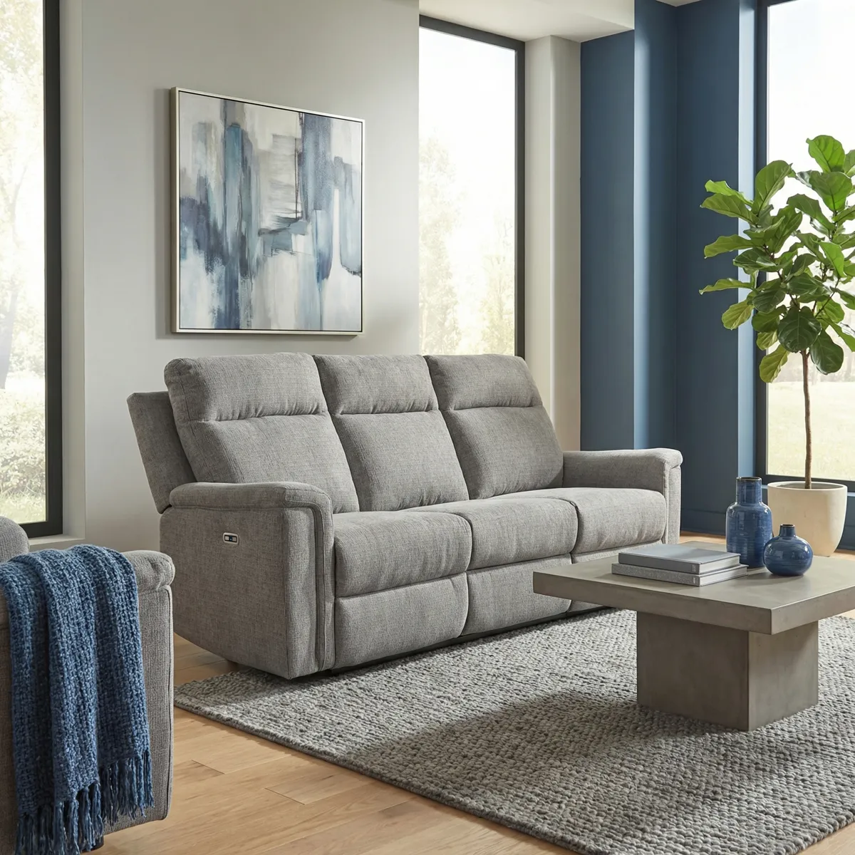 Sofá Barnsana Ashley Electrico_3 Sofá Reclinable Eléctrico Barnsana Ashely - vista adicional 1