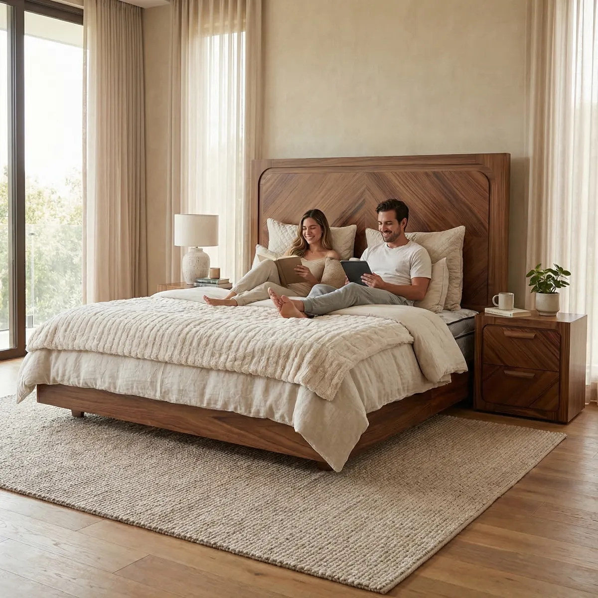 131254-Cabecera-King-Size-y-2-Burós-Dublín-ambientadauso-04 Cabecera King Size y 2 Burós Dublín - ambientada en uso