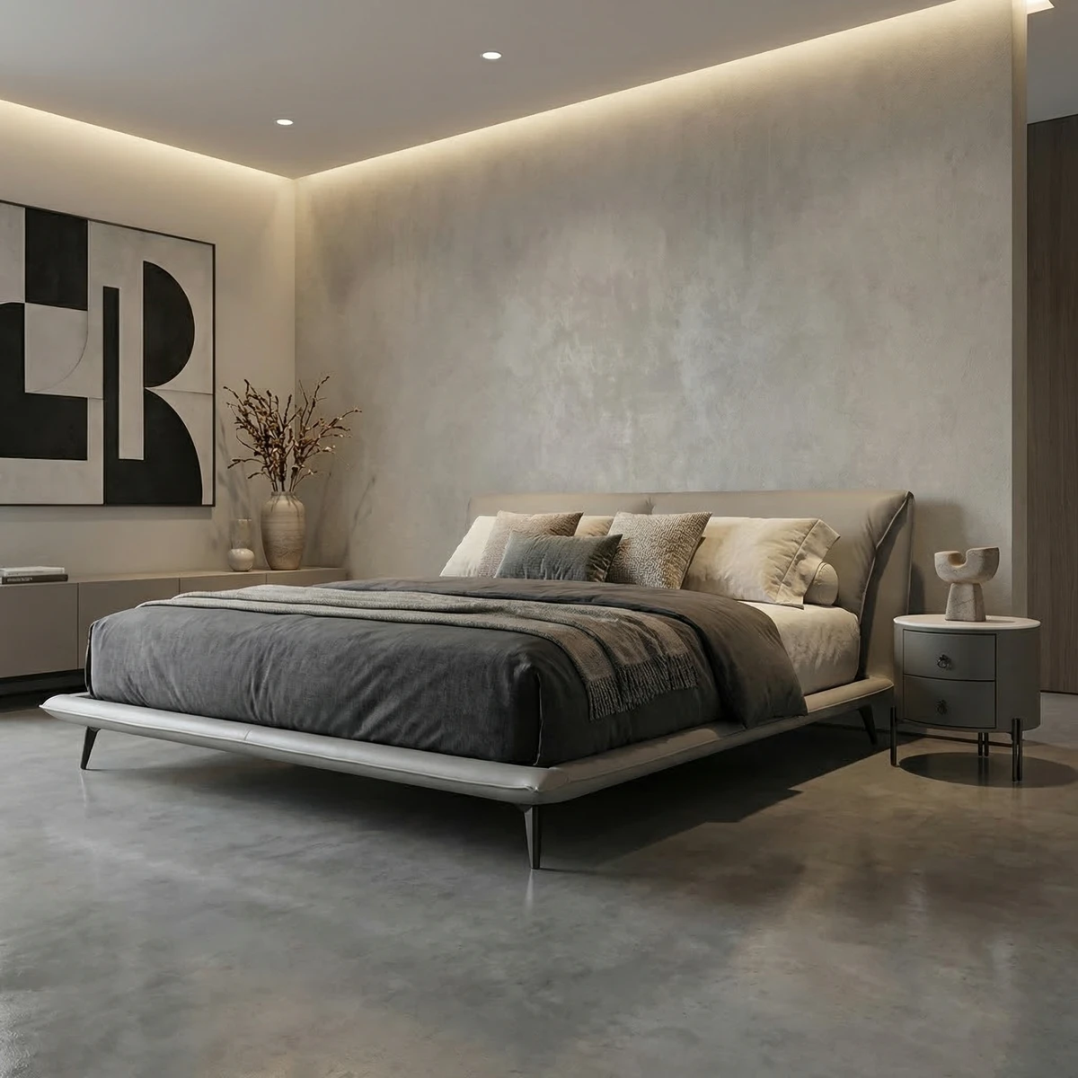 97509-Recámara-Yugana-Queen-Size-Piel-Vegana-ambientada-03 Recámara Yugana Queen Size Piel Vegana - foto ambientada