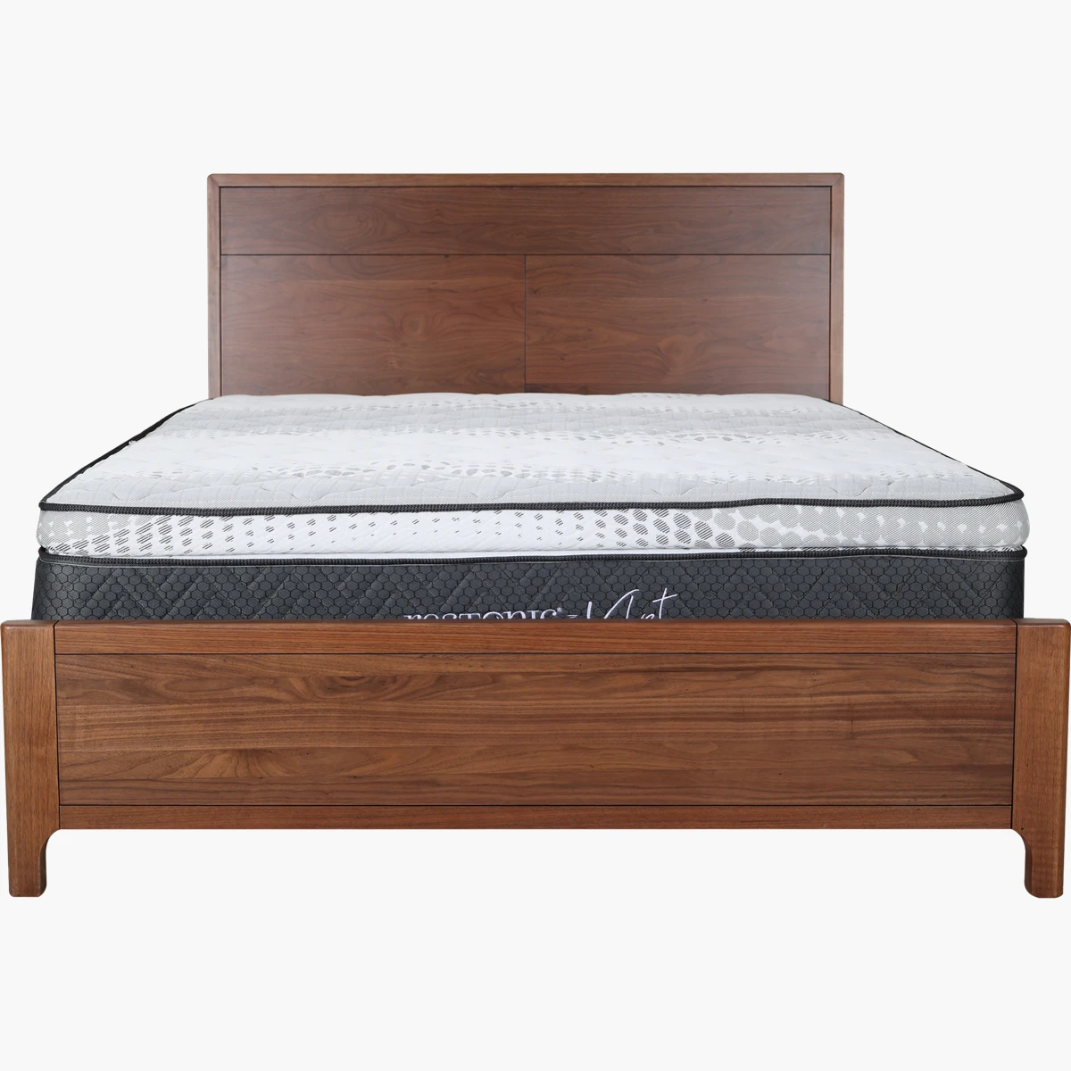 Cama Queen Size Trento Nogal_1 Cama Queen Size Trento - vista adicional 2