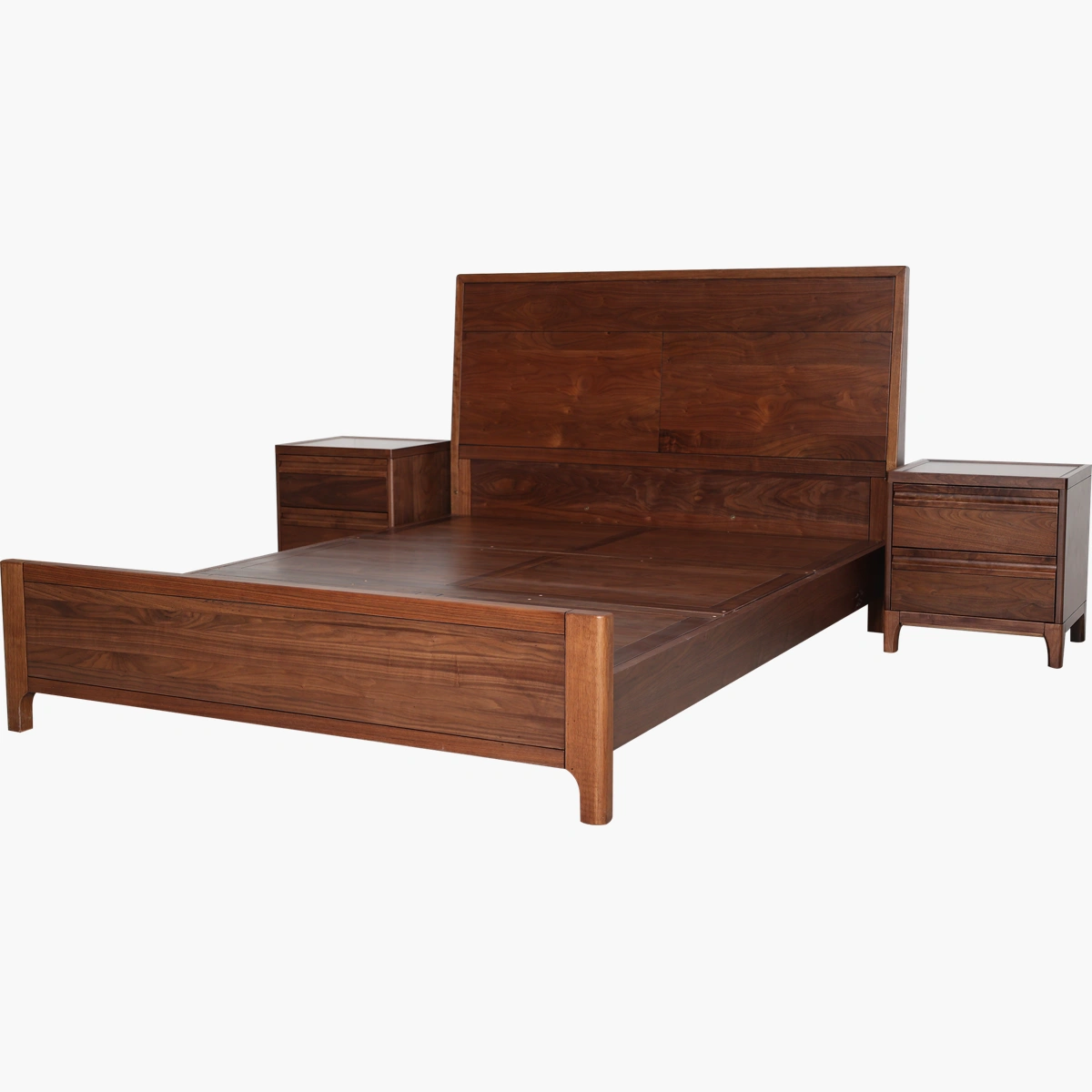 Cama Queen Size Trento Nogal_7 Recámara Queen Size Trento - vista adicional 4