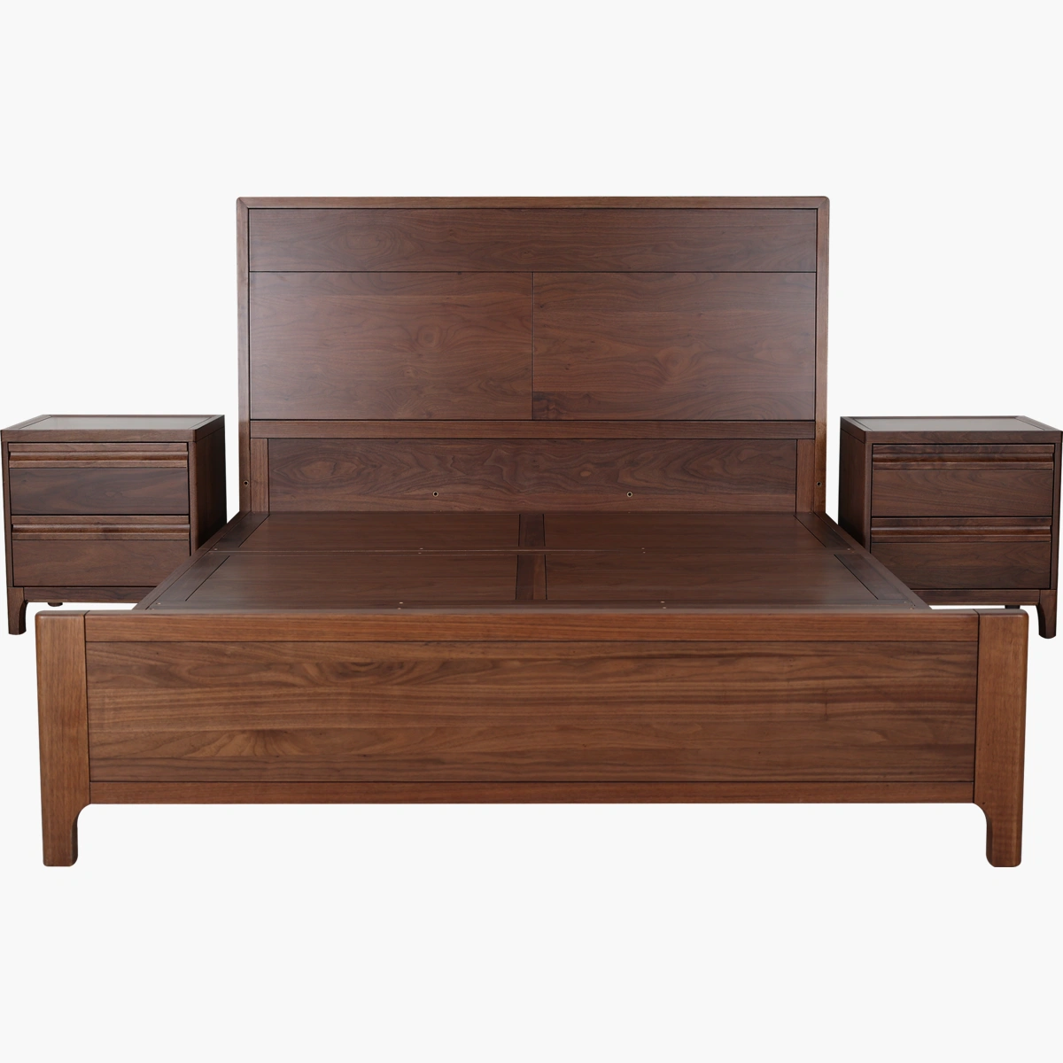 Cama Queen Size Trento Nogal_9 Recámara Queen Size Trento - vista adicional 2