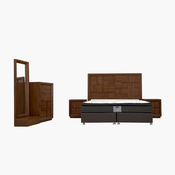 Recámara King Size Palermo Nogal