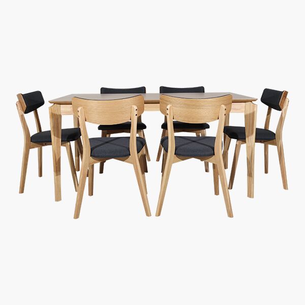 Jesse Poppy clara F Comedor Jesse Poppy Roble P/6 - vista adicional 1