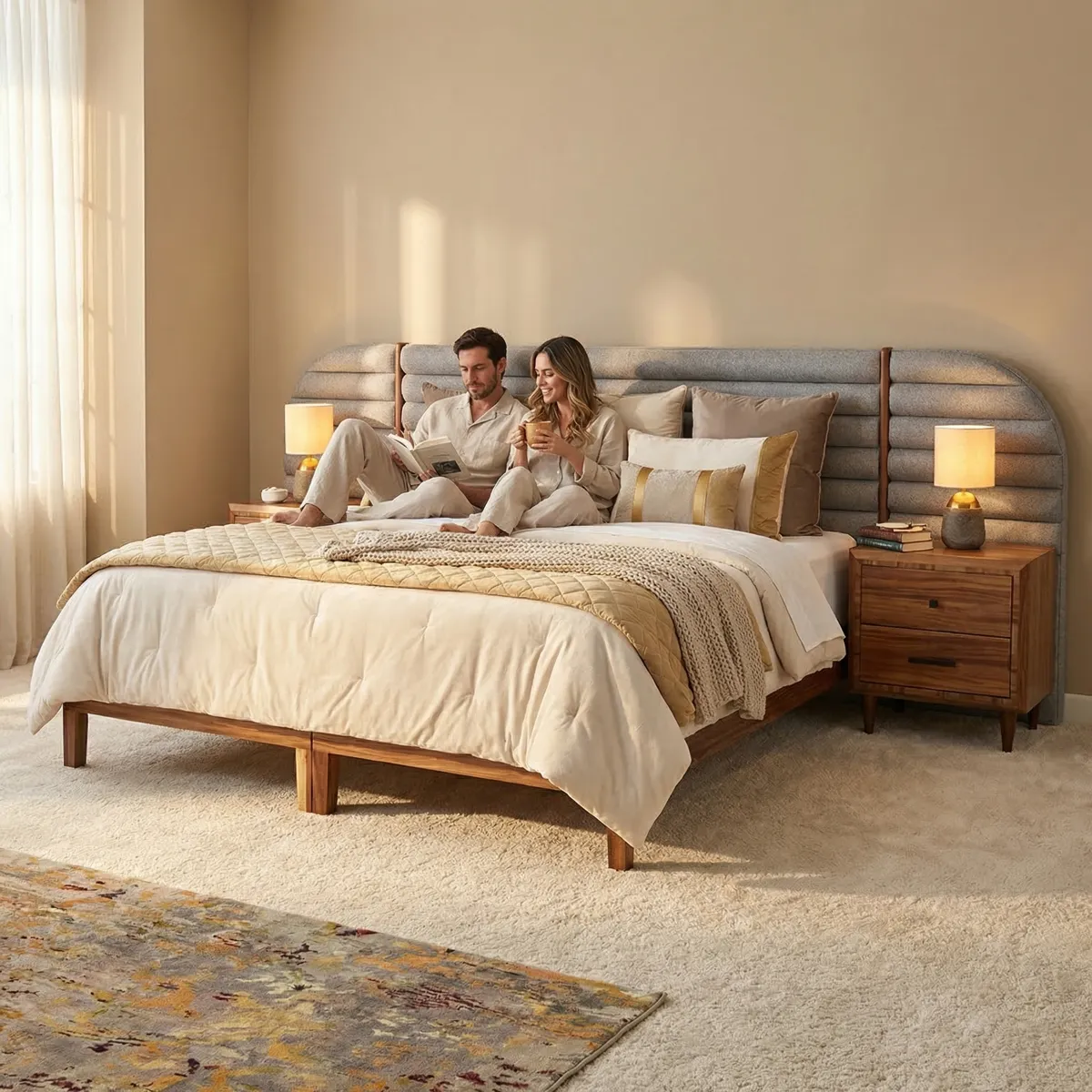 65715-Cabecera-King-Size-y-2-burós-Enzo-II-ambientadauso-04 Cabecera King Size y 2 burós Enzo II - ambientada en uso