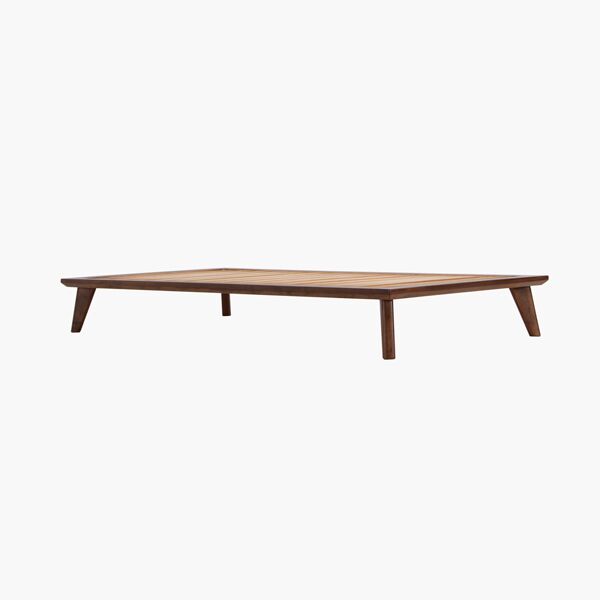 Base Matrimonial Hermes Tabaco Base Matrimonial Hermes Tabaco - Madera de Pino Sólido
