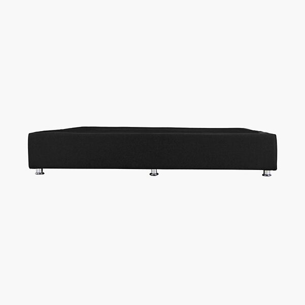Base Napoles Tapizada en Negro Napoles negro L
