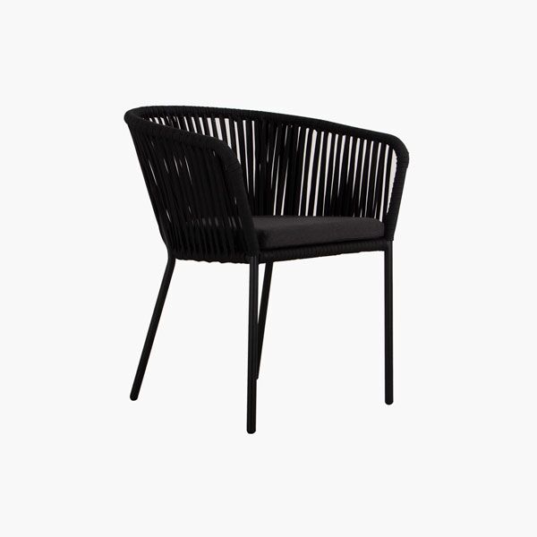 Sillón Lucca Exteriores Sillón Lucca Exteriores - Tubular con pintura electroestática, Nylon, Tela Gris