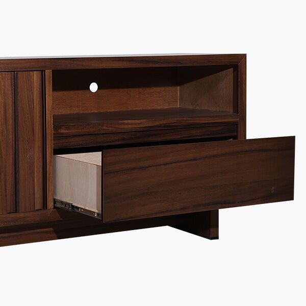 Mosi Porta TV Detalle 3 Mesa para TV Mosi Parota - detalle 2