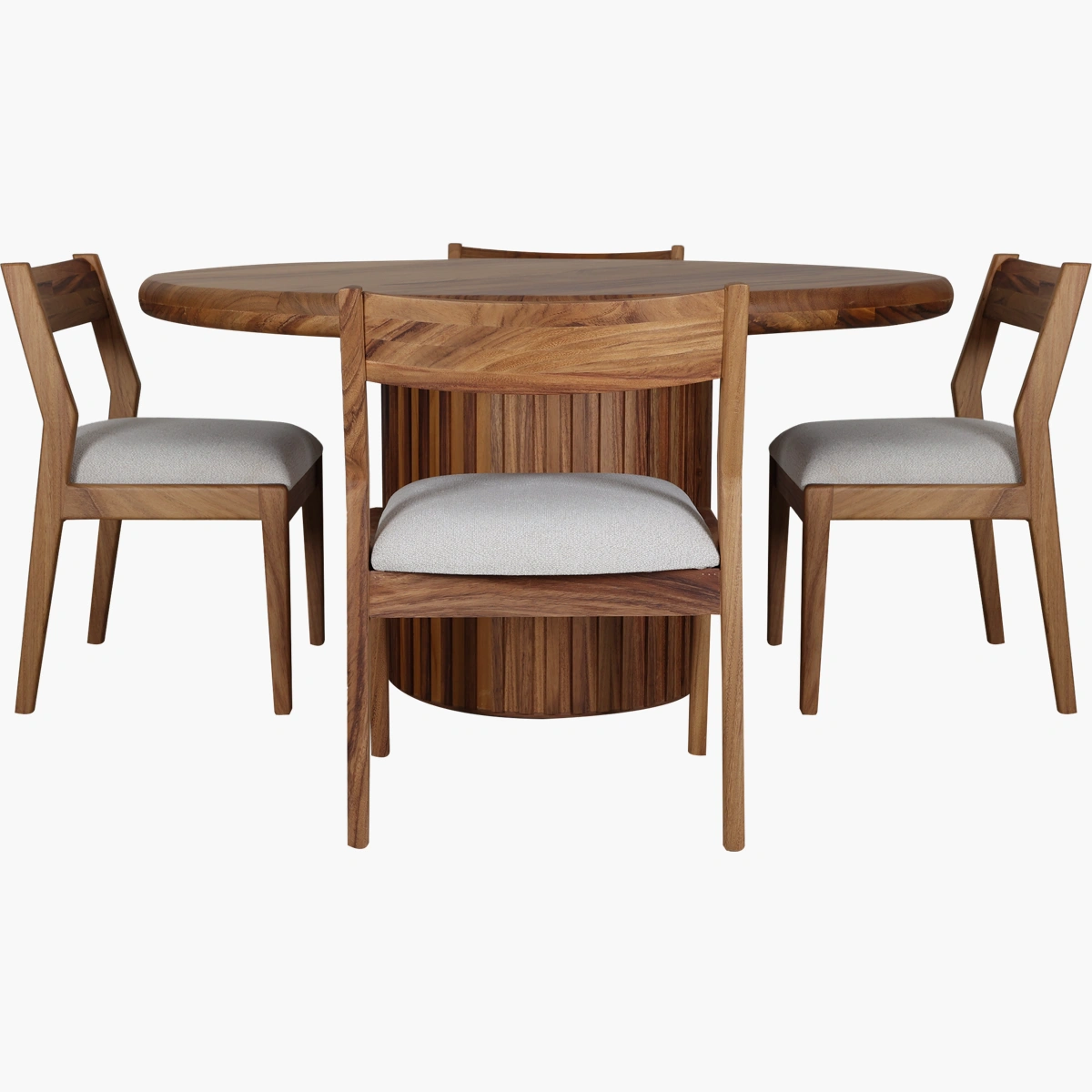 Mesa de comedor Bacalar para 5 personas en parota_20 Comedor Bacalar Parota 150cm - vista adicional 1