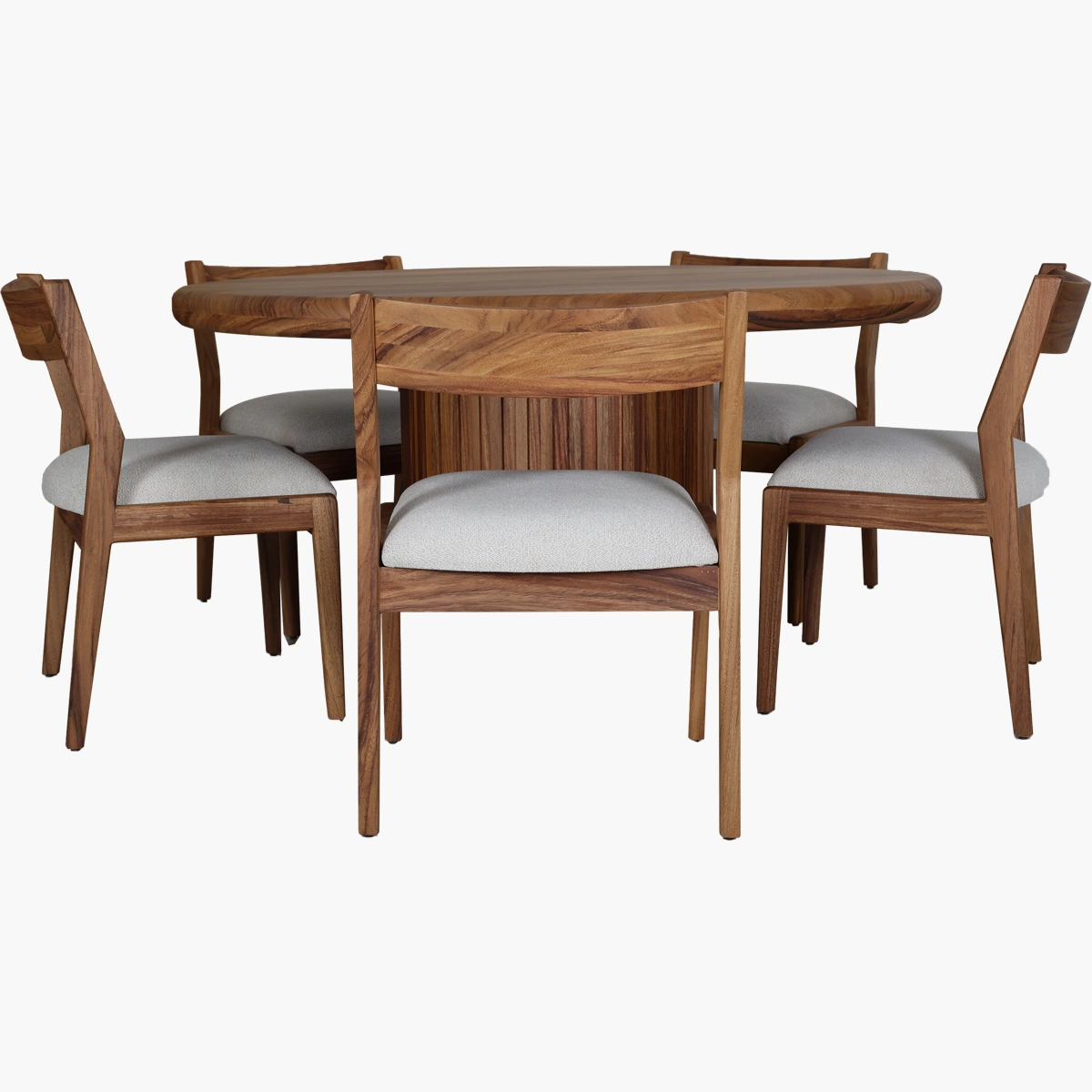 Mesa de comedor Bacalar para 5 personas en parota_24 Comedor Bacalar Parota 150cm - vista adicional 2