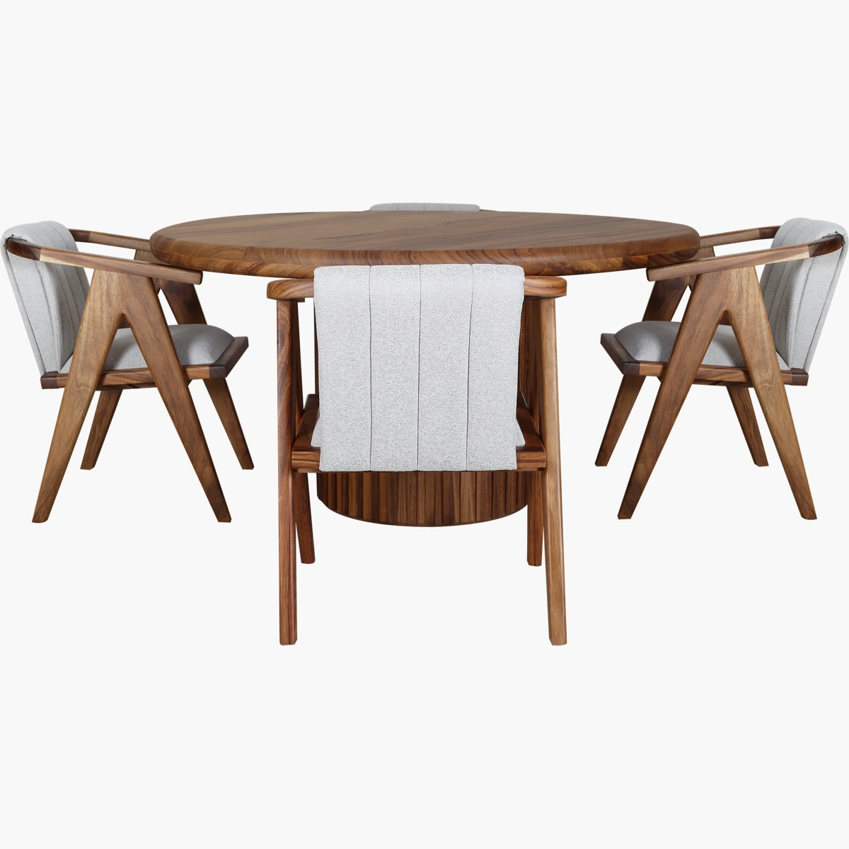 Mesa de comedor Bacalar para 5 personas en parota_32 Comedor Bacalar Loren Parota 150cm - vista adicional 1