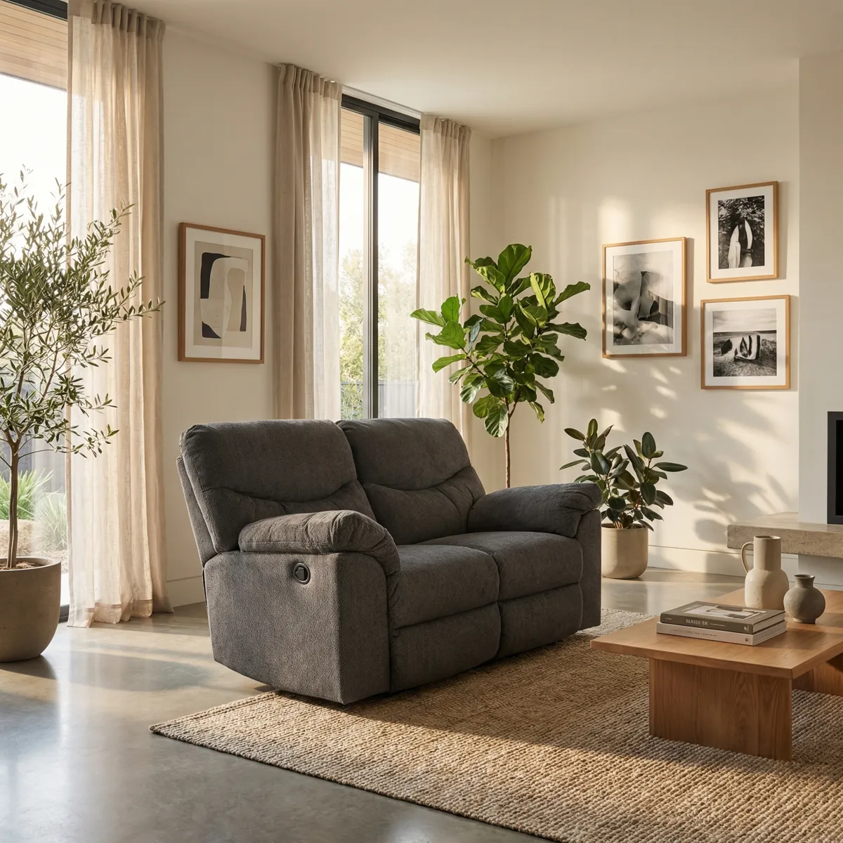 Love Seat Alphons Ashley_13 Love Seat Reclinable Alphons Ashley - vista adicional 1
