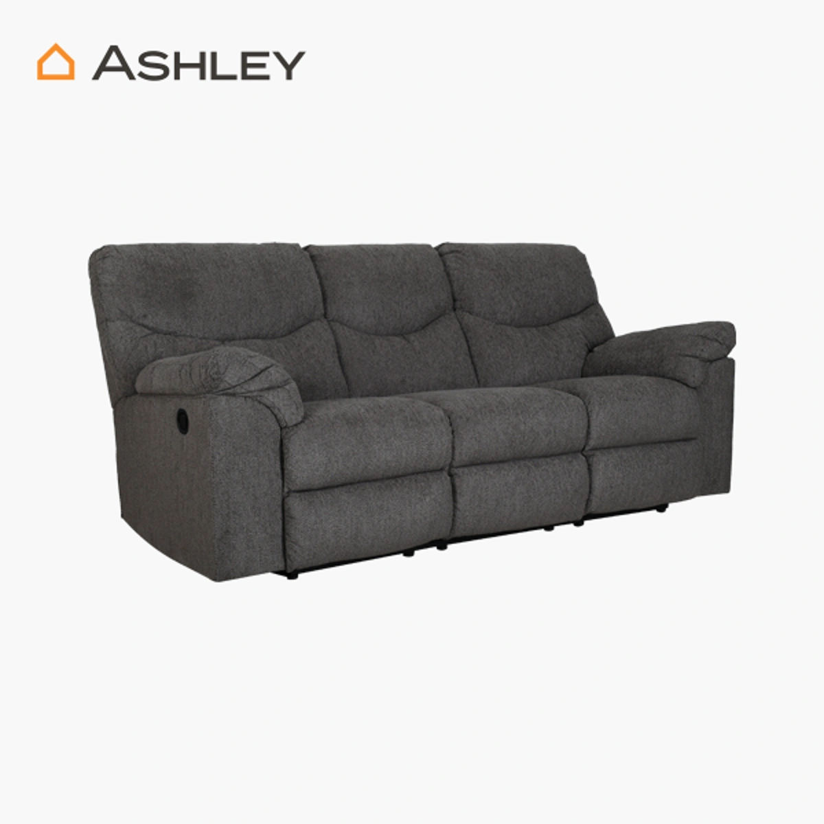 Sala Alphons Ashley_21 Sofá Reclinable Alphons Ashley - Estructura de madera reforzada, mecanismo reclinable metálico, tapizado en te...