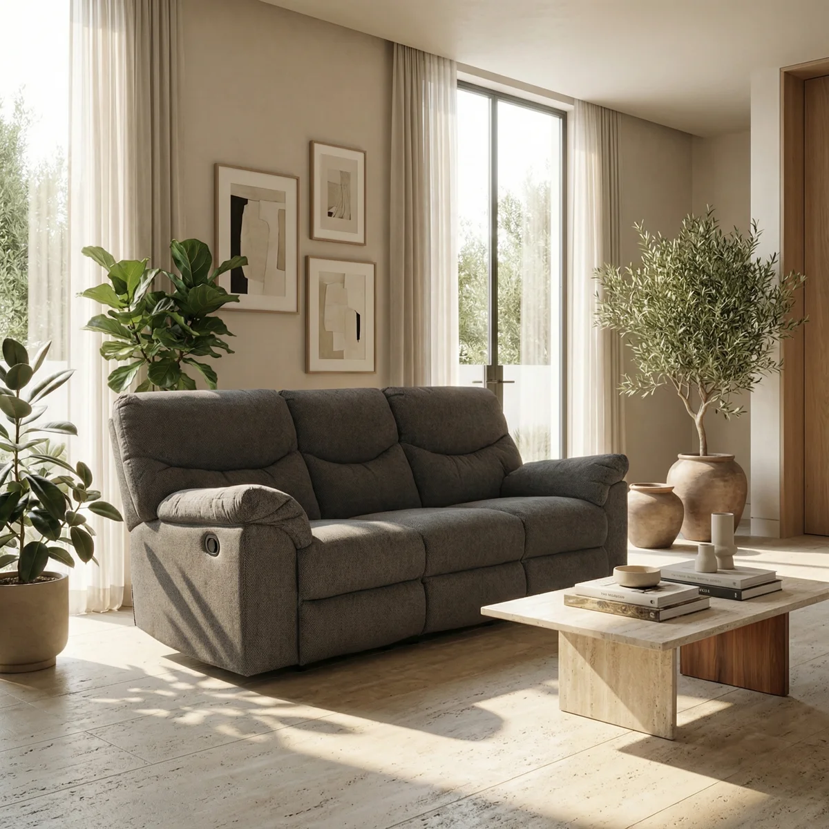Sala Alphons Ashley_5 Sofá Reclinable Alphons Ashley - vista adicional 1