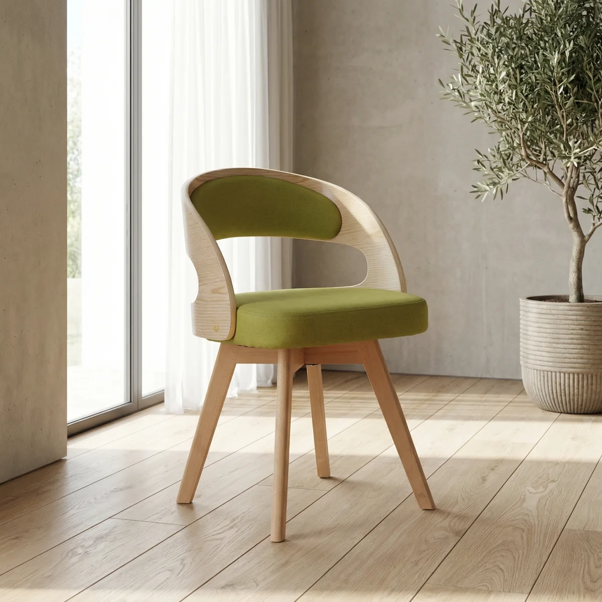 Silla Nexus Roble Verde_22 Silla Nexus Roble Verde