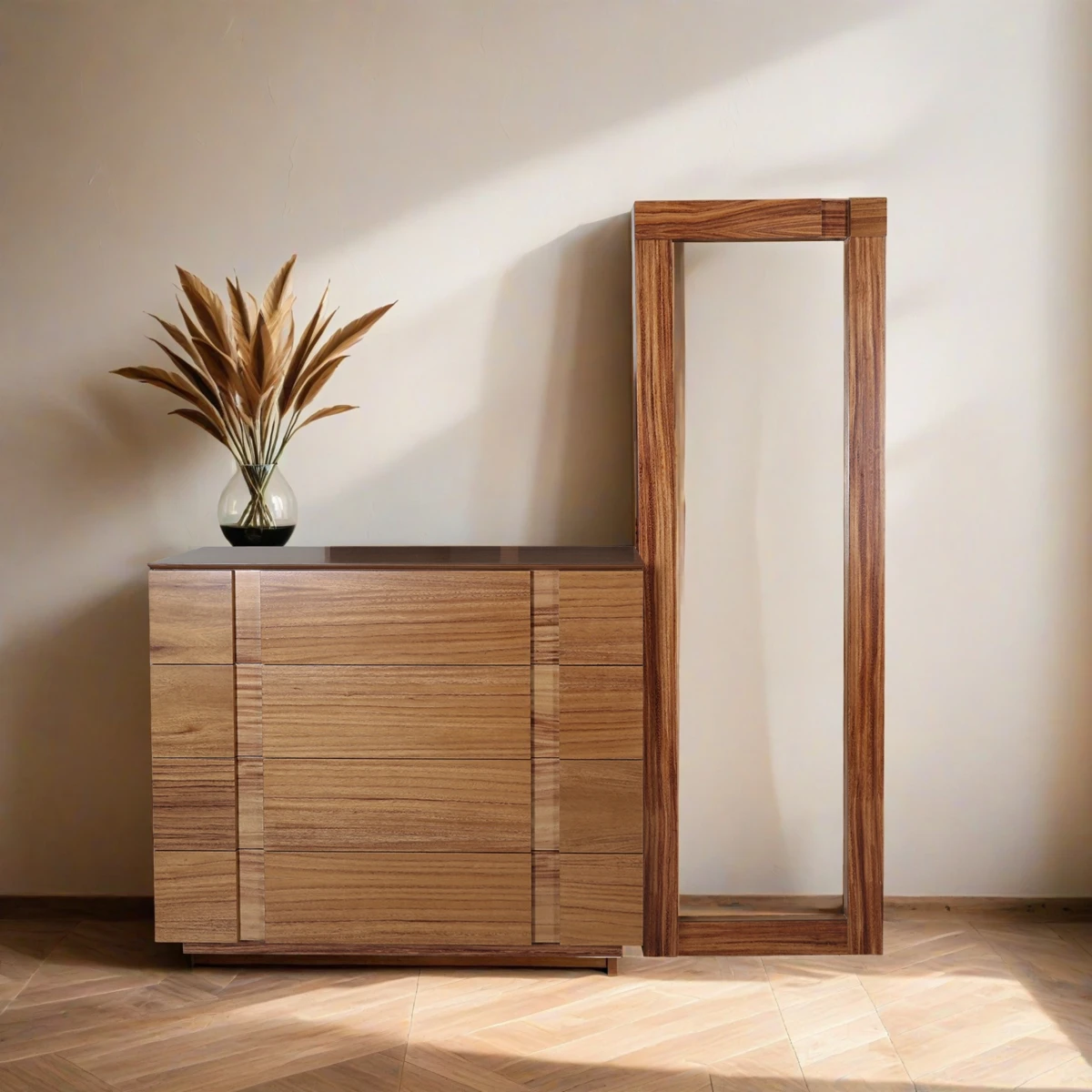 Recámara King Size Malta Grafito Parota_3