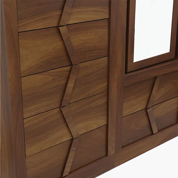 Burdeos KS Detalle 3 Recámara King Size Burdeos 6pz - detalle 3