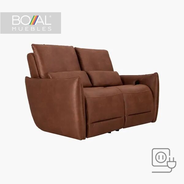 Love-Seat-Reclinable-Electrico-Bennett-Boal.jpg Love Seat Reclinable Eléctrico Bennett Boal - Pino, Mecanismo Reclinable eléctrico y Tapiz Captiva