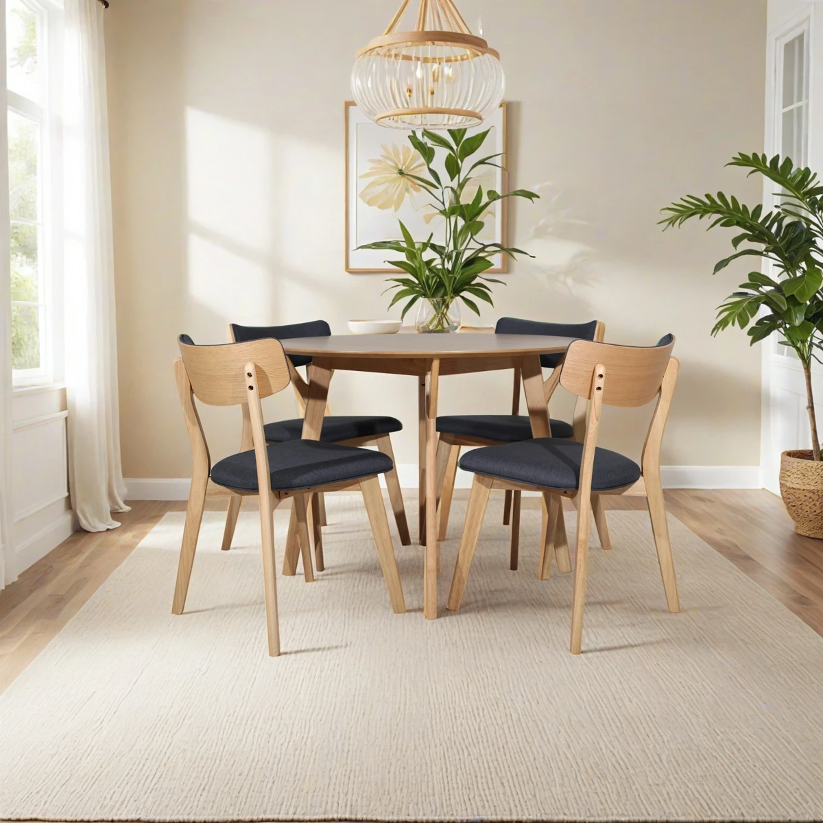 Mesa Comedor Lulu Roble Redonda_4