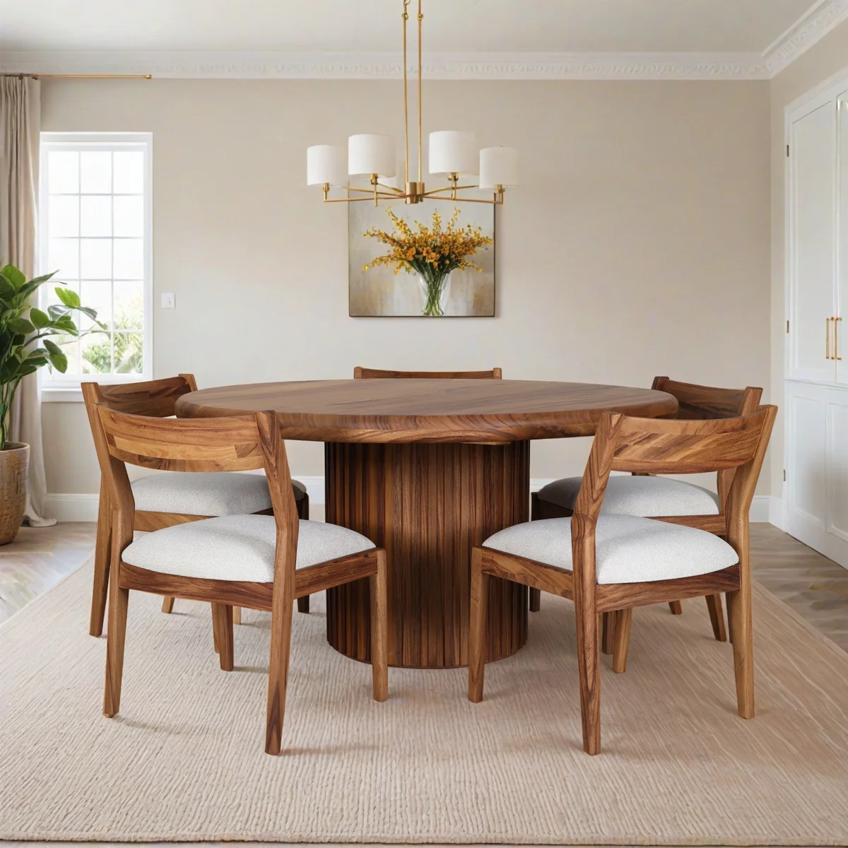 Mesa de comedor Bacalar para 5 personas en parota_23