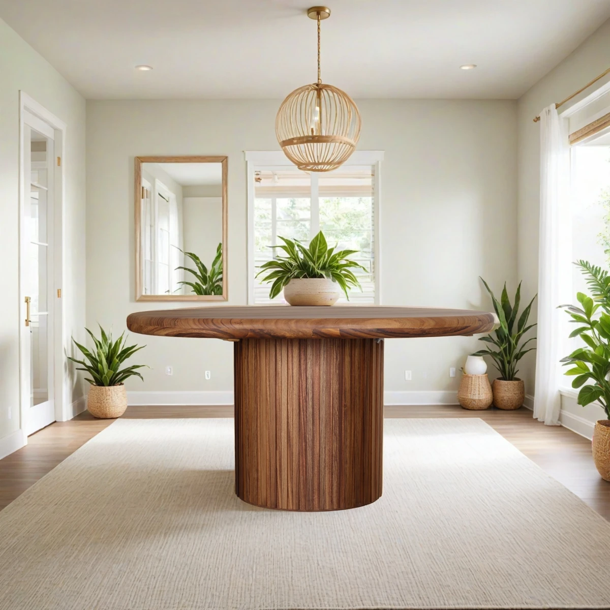 Mesa de comedor Bacalar para 5 personas en parota_33