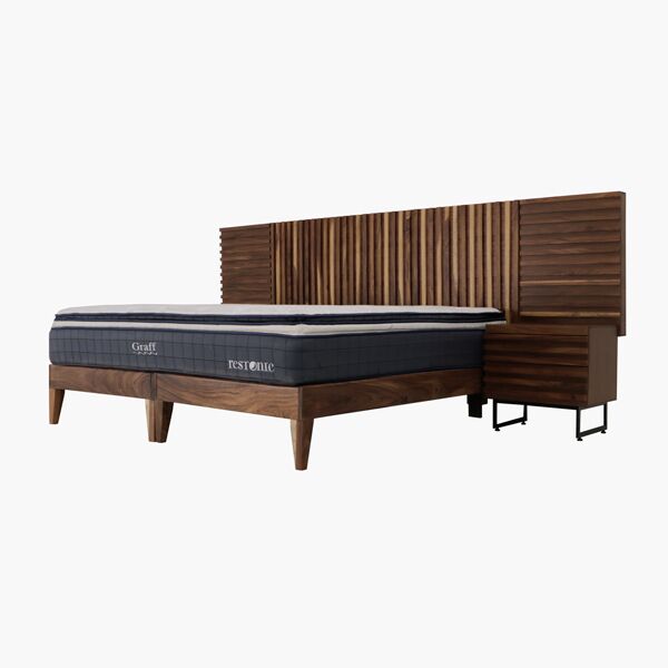 Recámara King Size Noruega Parota Recámara King Size Noruega Parota