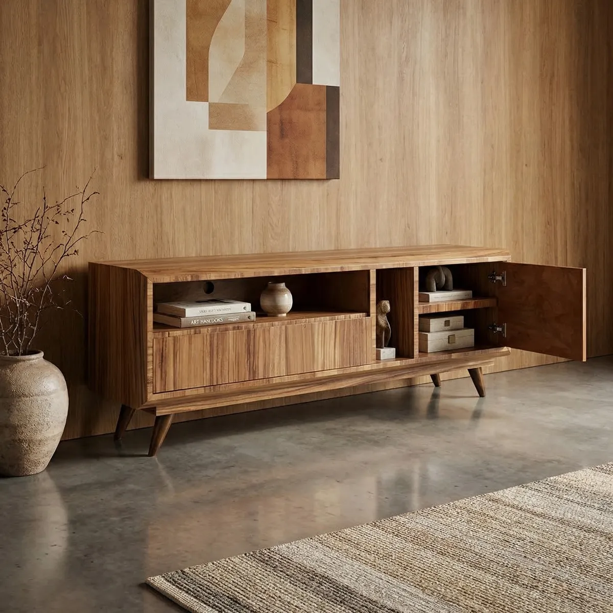 Mesa para TV Elixir Parota - foto ambientada